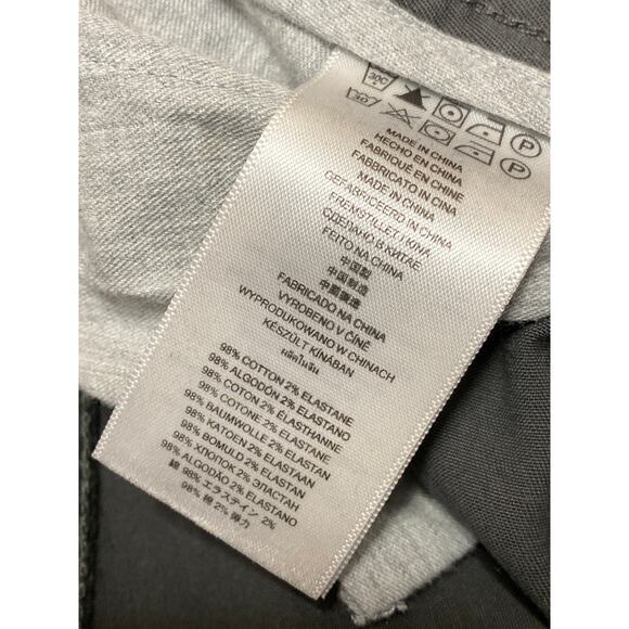 Michael Kors Men's Gray Straight Leg High Rise Chino Khaki Trousers Pants 36/34 - Picture 5 of 5